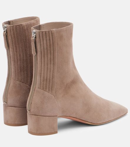 Bottines Saint Honoré 35 en daim - Aquazzura - Modalova