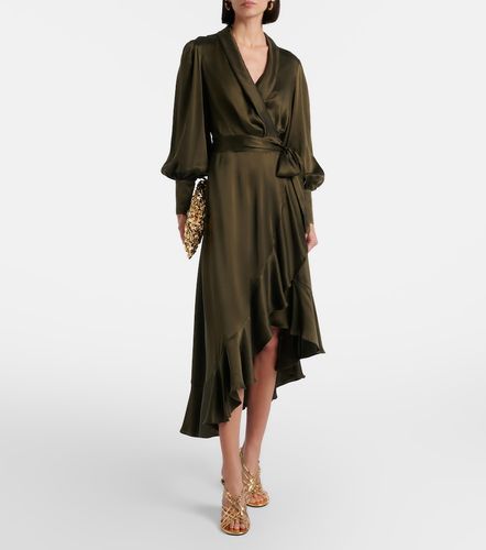 Robe portefeuille en soie - Zimmermann - Modalova