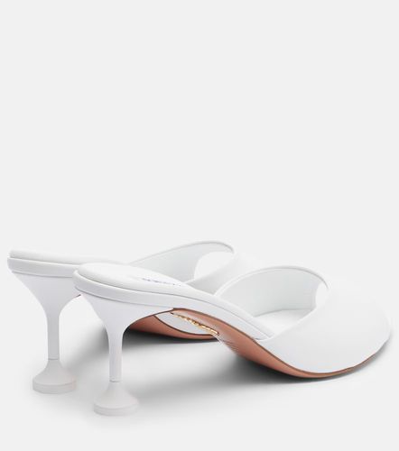 Aquazzura Mules Bisous en cuir - Aquazzura - Modalova