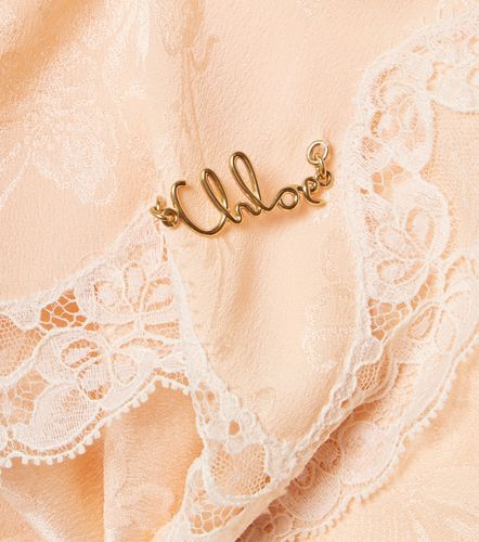 Chloé Foulard en soie à dentelle - Chloe - Modalova