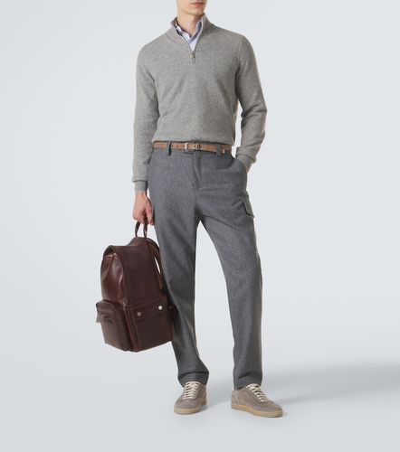 Pull demi-zippé en cachemire - Brunello Cucinelli - Modalova