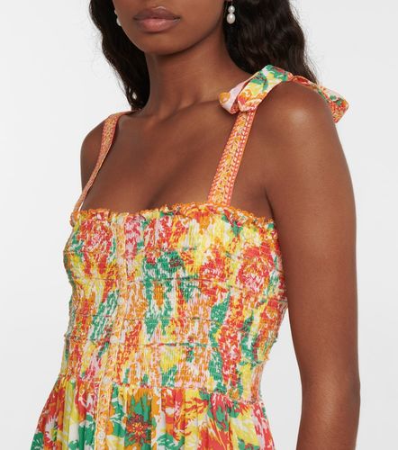 Robe midi Triny à fleurs - Poupette St Barth - Modalova