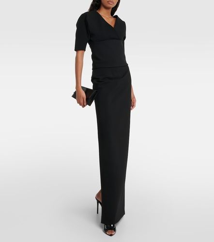 Top en gabardine de laine mélangée - Ferragamo - Modalova