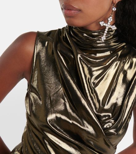 Blumarine Top métallisé - Blumarine - Modalova