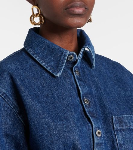 Robe chemise asymétrique en denim - Off-White - Modalova