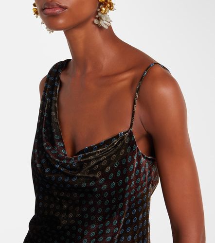 Top imprimé en velours - Dries Van Noten - Modalova