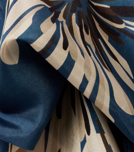 Foulard en sergé de soie à fleurs - Brunello Cucinelli - Modalova