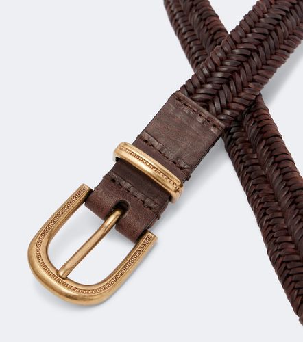 Ceinture en cuir tressé - Brunello Cucinelli - Modalova