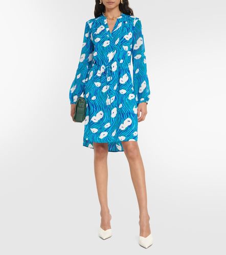 Robe imprimée en soie mélangée - Diane von Furstenberg - Modalova