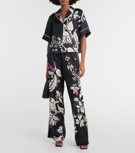 Chemise en soie à fleurs - Dorothee Schumacher - Modalova