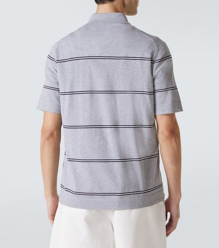 Polo en coton rayé - Brunello Cucinelli - Modalova