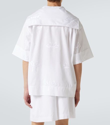 Chemise brodée en coton - Simone Rocha - Modalova