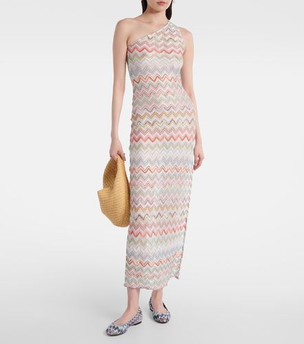 Robe longue en crochet à motif zigzag - Missoni - Modalova