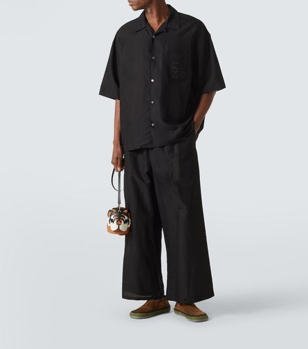 Pantalon ample Paula's Ibiza raccourci en toile - Loewe - Modalova