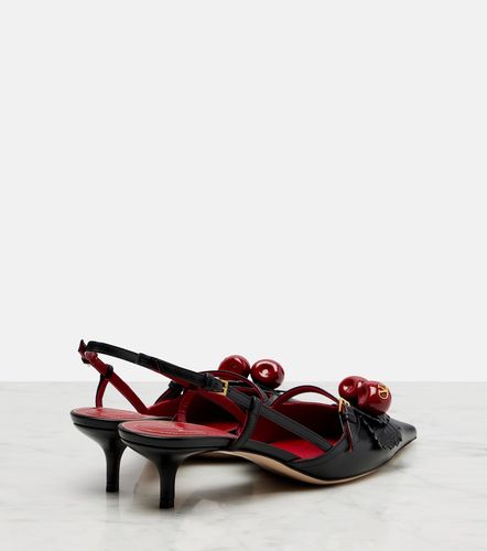 Escarpins slingback Cherryfic 45 en cuir - Valentino Garavani - Modalova