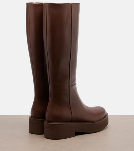 Gianvito Rossi Bottes Hiro en cuir - Gianvito Rossi - Modalova