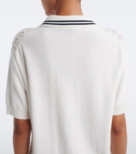 Miu Miu Polo en coton ajouré - Miu Miu - Modalova