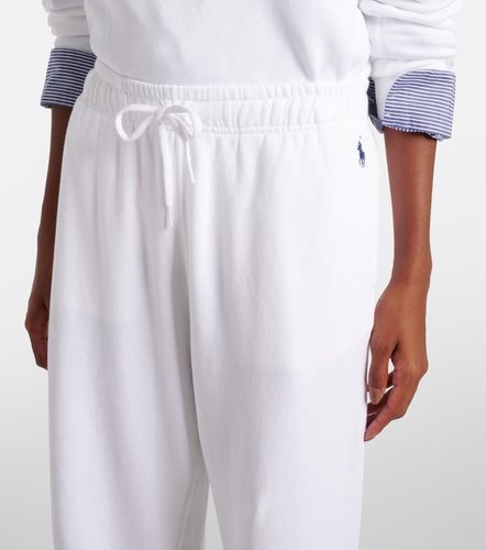 Pantalon de survêtement en molleton de coton à logo - Polo Ralph Lauren - Modalova