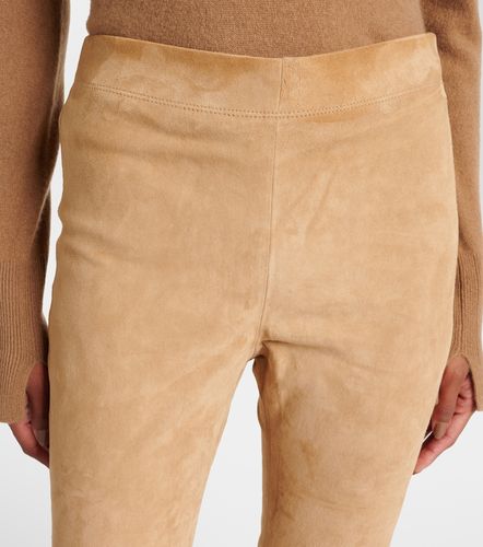 Leggings taille mi-haute en daim - Joseph - Modalova