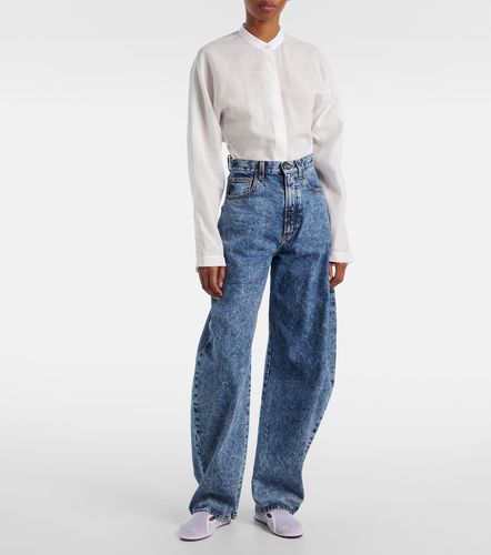 Alaïa Jean barrel à taille haute - Alaia - Modalova