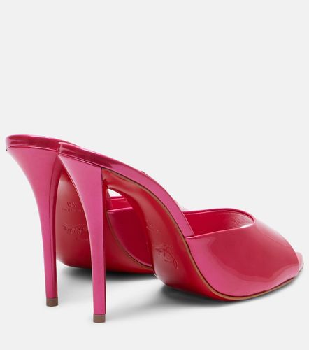 Mules Miss Z 100 en cuir verni - Christian Louboutin - Modalova