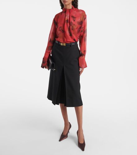 Blouse imprimée en soie - Victoria Beckham - Modalova