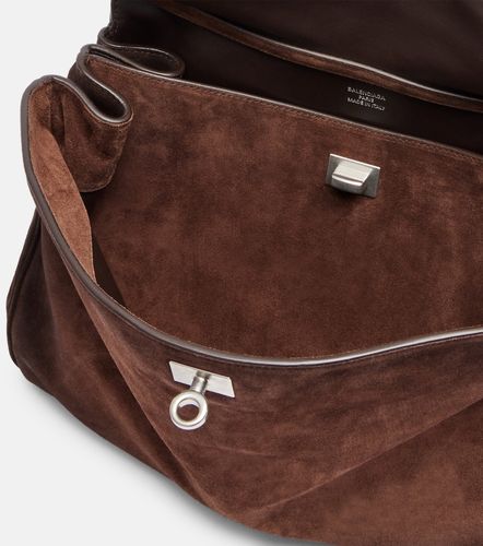 Sac porté épaule Rodeo Medium en daim - Balenciaga - Modalova