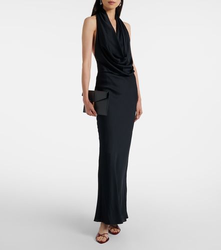 Robe longue Poppi en soie mélangée - Staud - Modalova