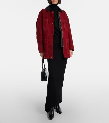 Veste Barn en daim et cuir - Nour Hammour - Modalova