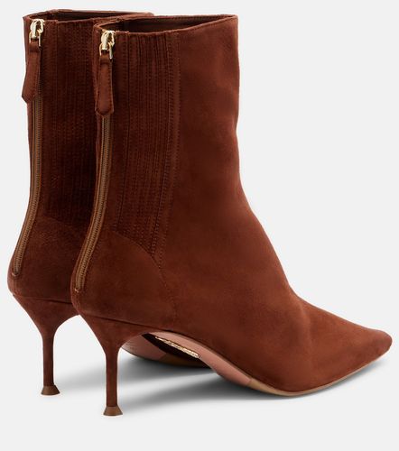 Bottines Saint Honoré 65 en daim - Aquazzura - Modalova