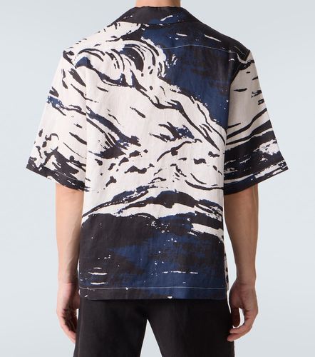 Commas Chemise imprimée en lin - Commas - Modalova