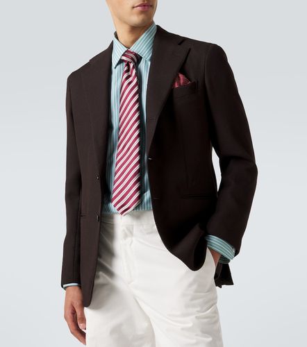 Cravate rayée en soie jacquard - Charvet - Modalova