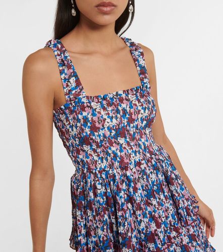 Ganni Robe midi à fleurs - Ganni - Modalova