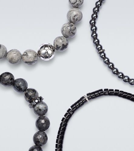 Bracelet en or blanc 14 ct et diamants - Sydney Evan - Modalova