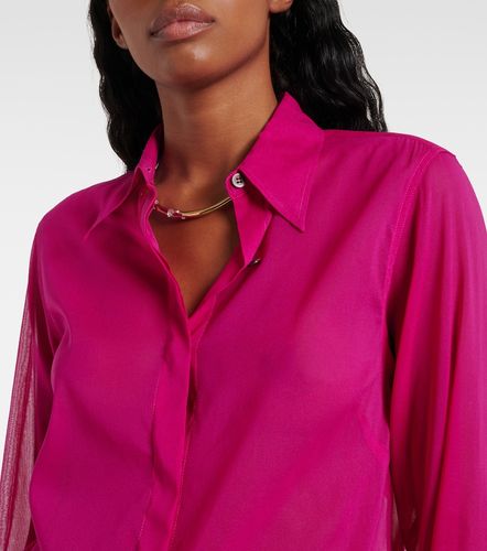 Chemise en soie mélangée - Dries Van Noten - Modalova