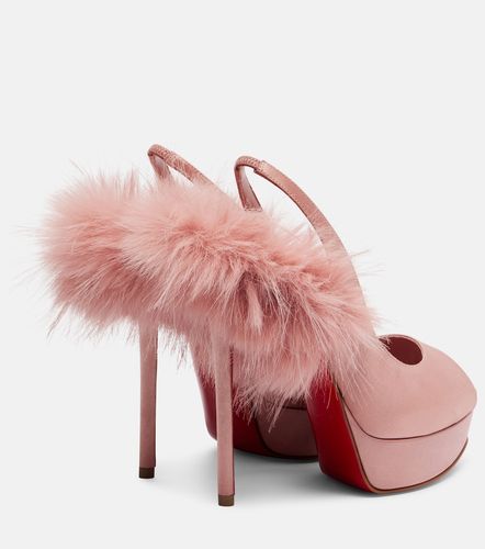 Escarpins Marianne 160 en crêpe de satin - Christian Louboutin - Modalova