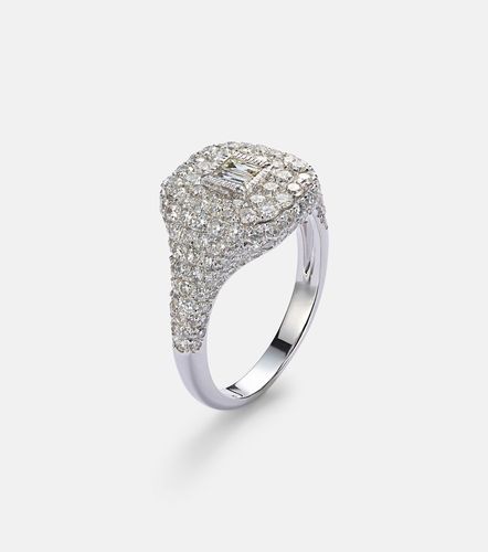 Bague d'auriculaire en or blanc 18 ct et diamants - Shay Jewelry - Modalova