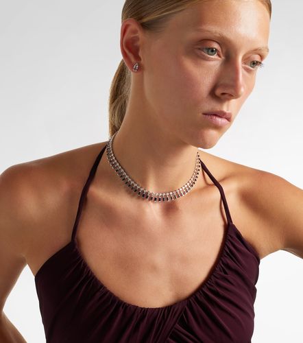 Collier en or blanc 18 ct, saphirs et diamants - Shay Jewelry - Modalova