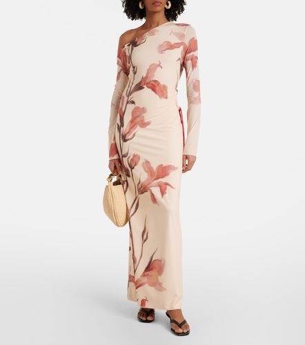 Robe longue asymétrique à fleurs - SIR - Modalova