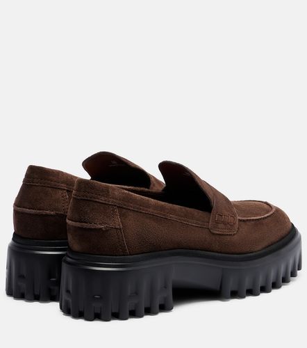 Mocassins H700 à plateforme en cuir - Hogan - Modalova
