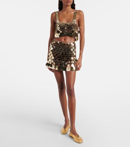 Rabanne Top raccourci à sequins - Rabanne - Modalova