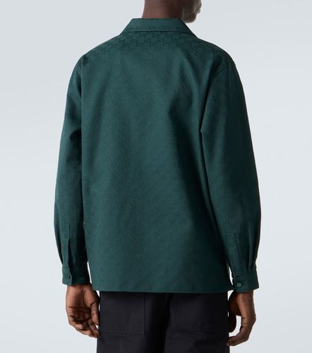 Chemise GG en toile de coton mélangé - Gucci - Modalova