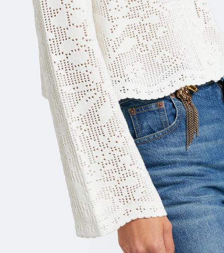 Chloé T-shirt Double G en soie mélangée - Chloe - Modalova