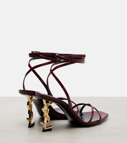 Sandales Opyum 85 en cuir verni - Saint Laurent - Modalova
