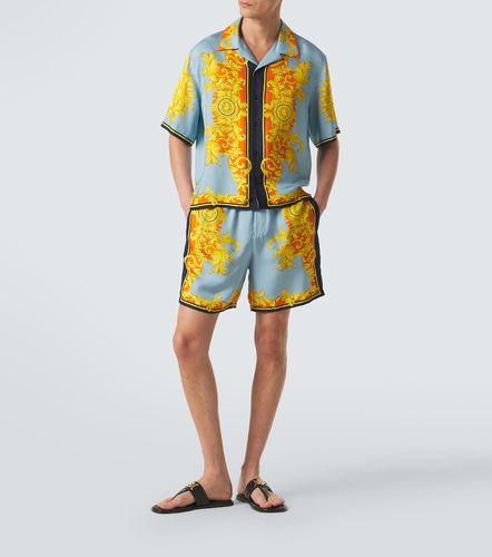 Versace Chemise imprimée en soie - Versace - Modalova