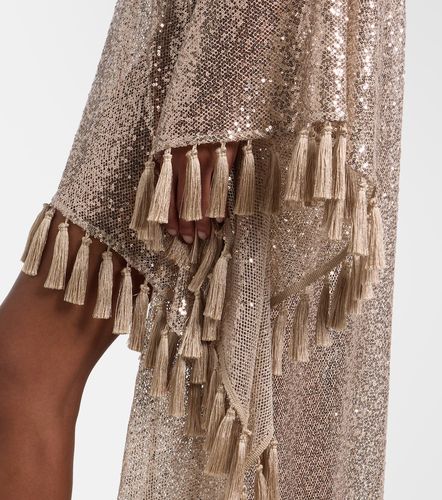 Cafetan Trebbia asymétrique à sequins - Taller Marmo - Modalova