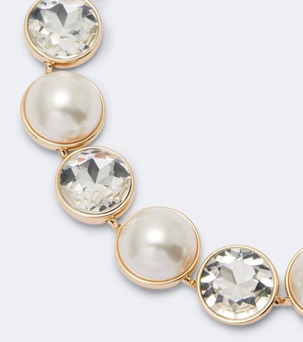 Collier en cristaux et perles fantaisie - Carolina Herrera - Modalova