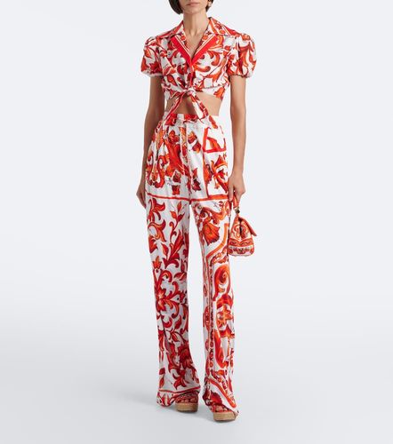Pantalon ample Majolica - Dolce&Gabbana - Modalova