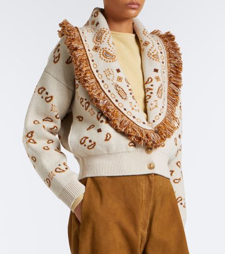 Cardigan Bandana en laine et cachemire - Alanui - Modalova