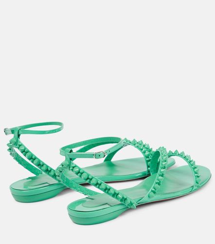 Sandales Mafaldina Spikes en cuir verni à clous - Christian Louboutin - Modalova
